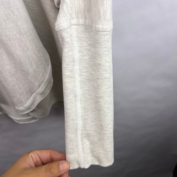 Lululemon, Cocoon Wrap, Heathered Gray, Modal Blend, Lounge Cardigan Yoga - Picture 13 of 16